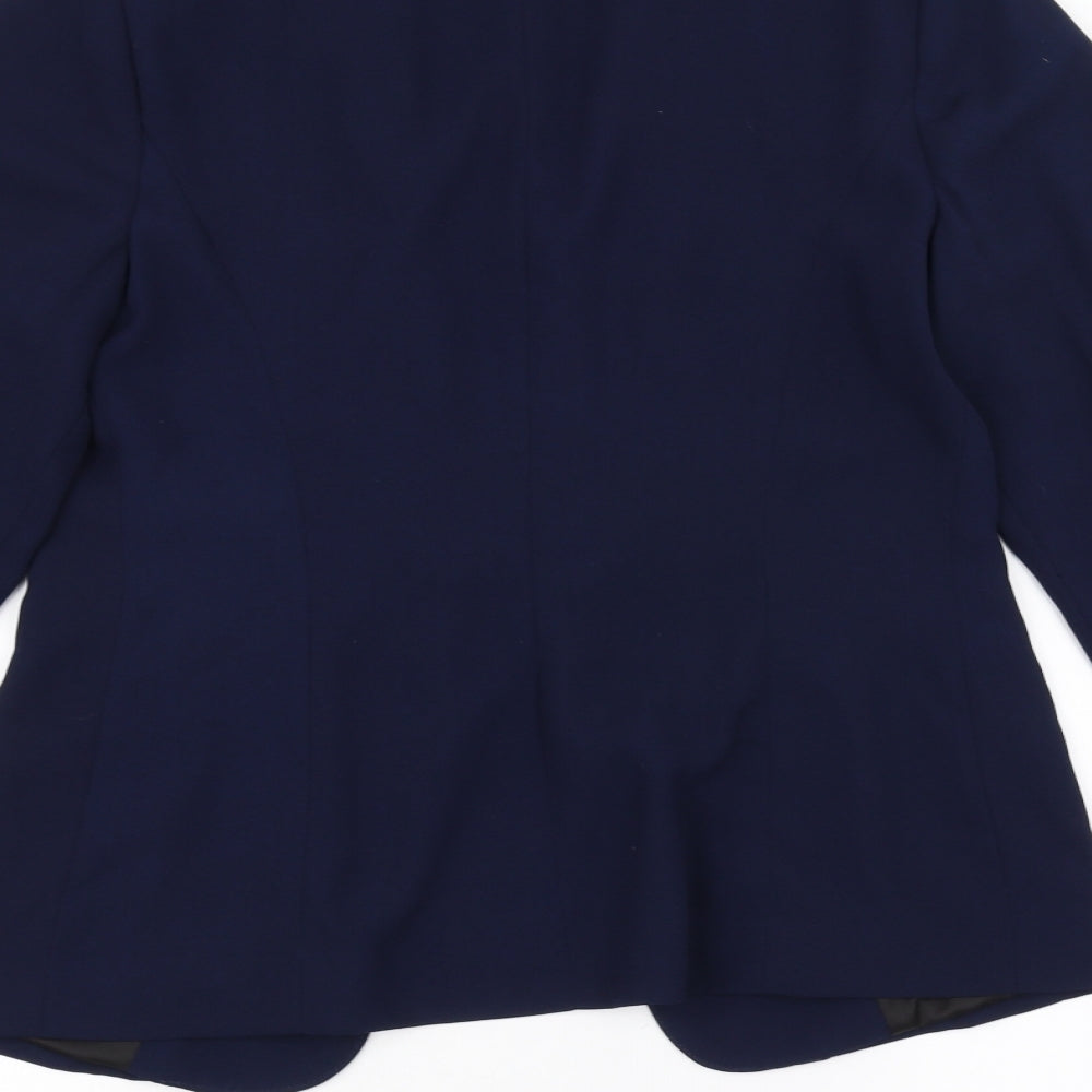 New Look Womens Blue Jacket Size 10