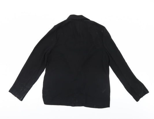 New Look Womens Black Jacket Suit Jacket Size 12