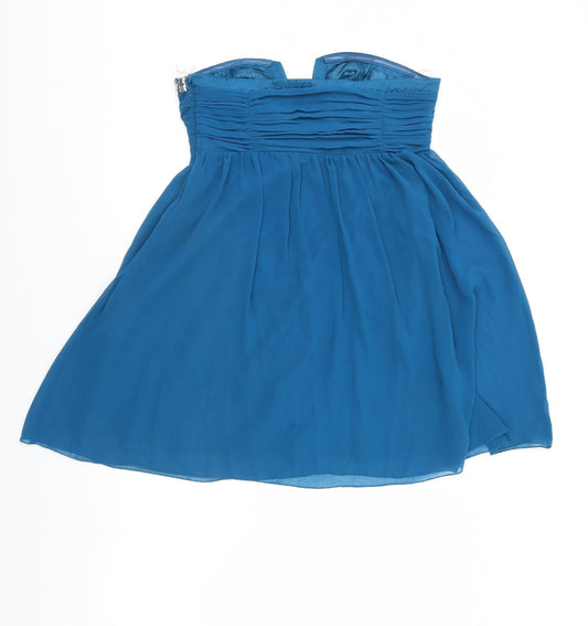 Lipsy Womens Blue Mini Size 12