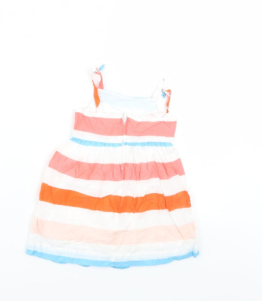 Mini Club Girls Multicoloured Striped Tank Dress Size 12-18 Months