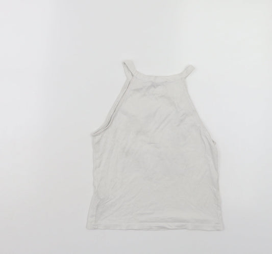 915 Girls White Basic Tank Size 12-13 Years