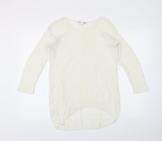 NEXT Womens Ivory Tunic Jumper Size 10