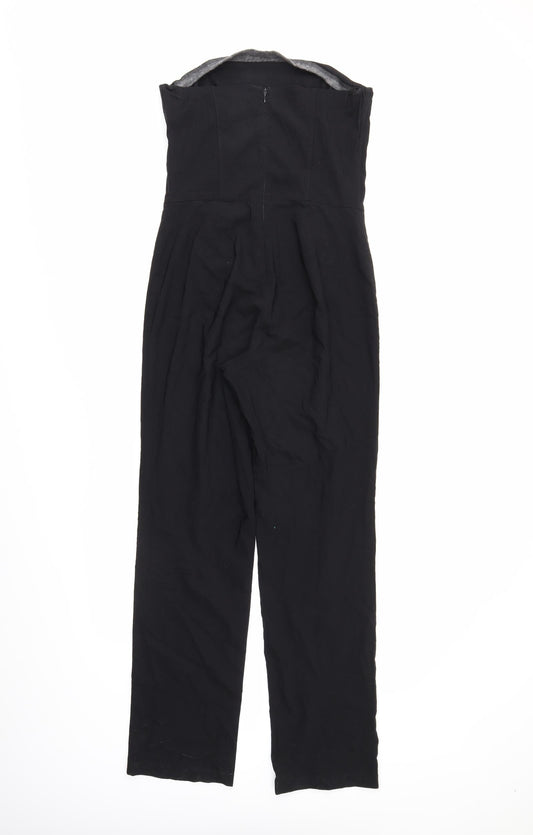 Shape FX Womens Black Jumpsuit One-Piece Size 6 L28 in
