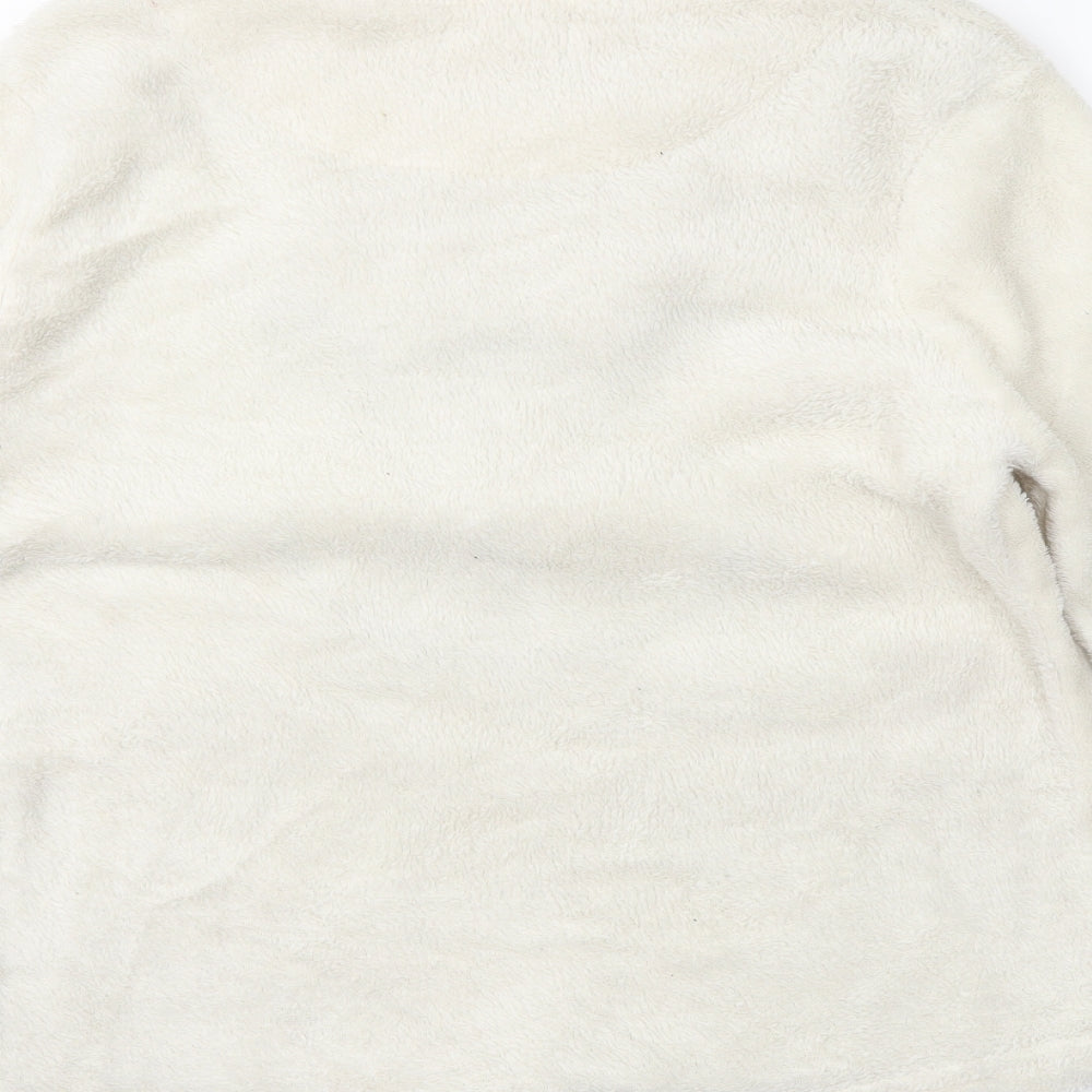 love to lounge Womens Ivory Solid Capri Pyjama Top Size M