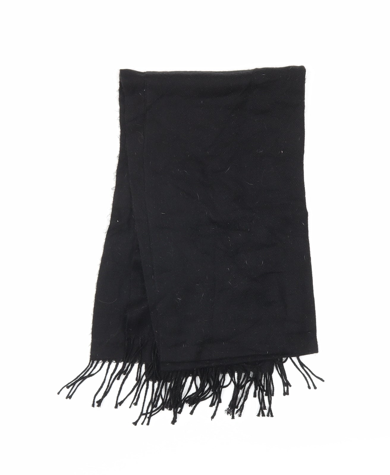 Preworn Unisex Black Scarf