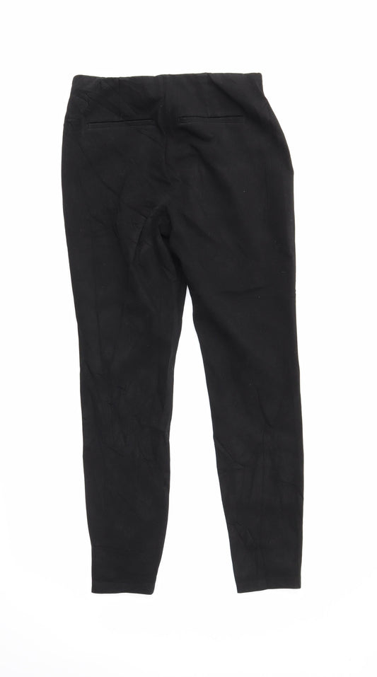Preworn Womens Black Trousers Size 30 in L26 in