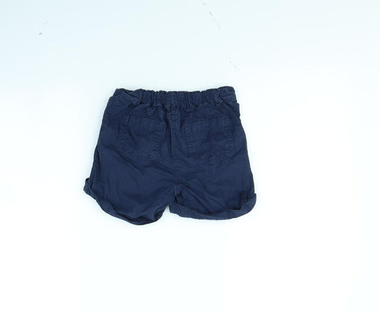 George Girls Blue Cut-Off Shorts Size 8 Years