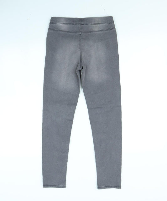 Miss Evie Girls Grey Skinny Jeans Size 10 Years