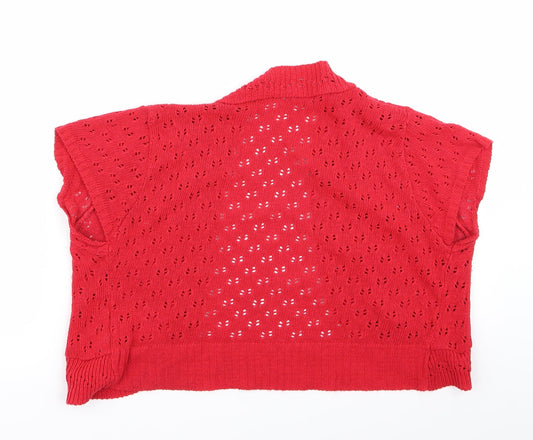 glamour rosa Womens Red Jacket Size 18