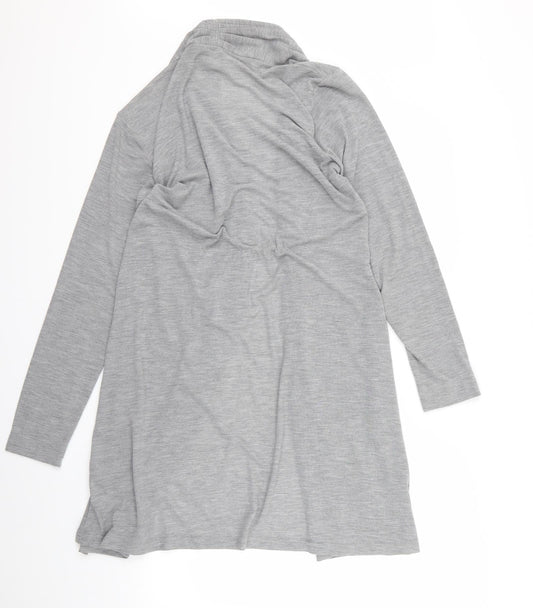 M&Co Womens Grey Cardigan Jumper Size 6