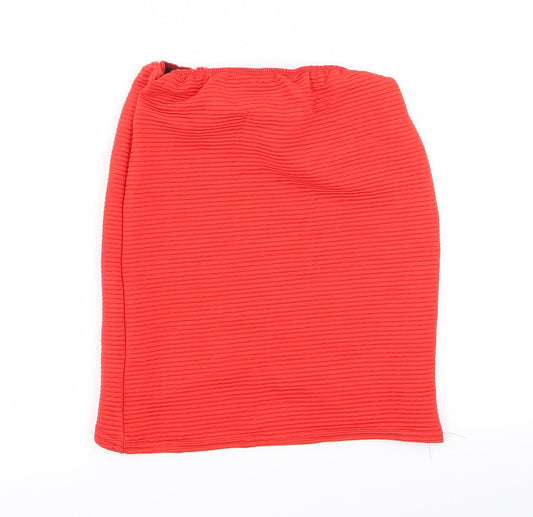 Preworn Womens Orange Peasant Set Size 8