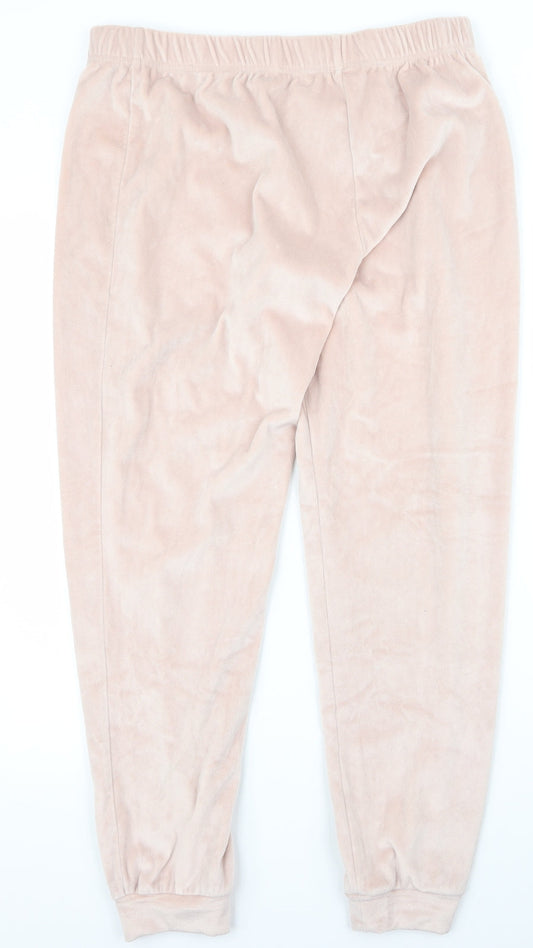 Preworn Womens Pink Pedal Pusher Trousers Size M L20 in