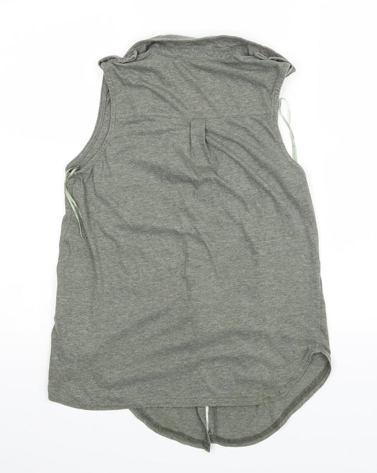 Internacionale Womens Green Basic Tank Size 10