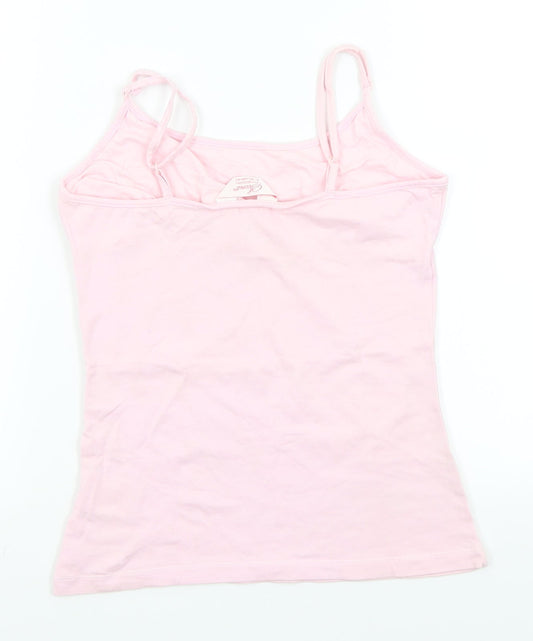 Secret Obsessions Womens Pink Basic Tank Size 12