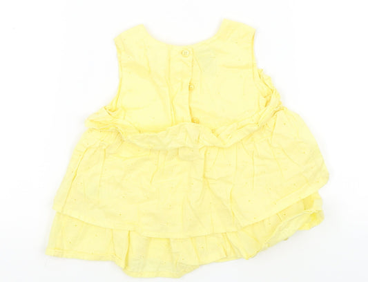 monson Girls Yellow Kaftan Size 18-24 Months