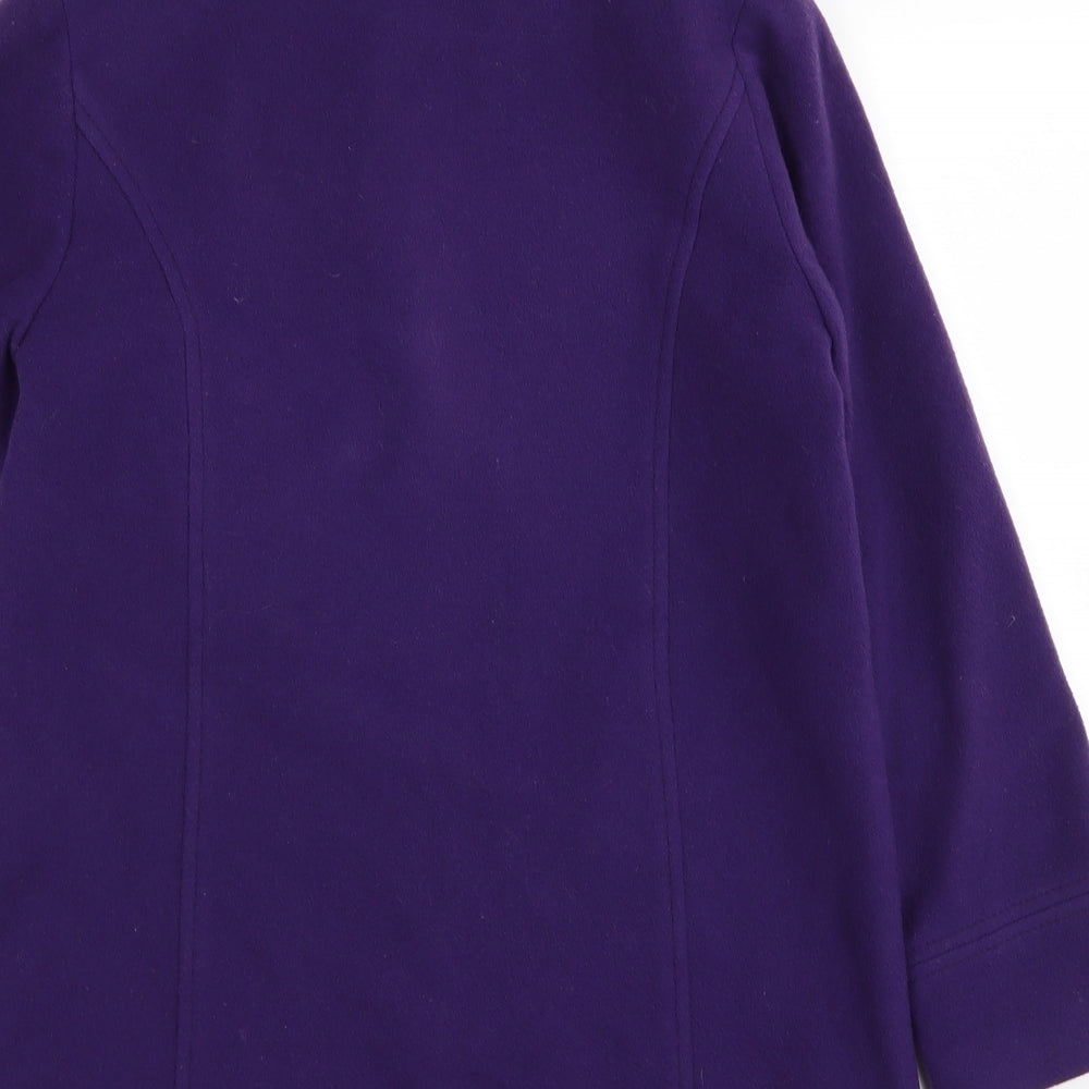 M&S Womens Orange Overcoat Coat Size 8
