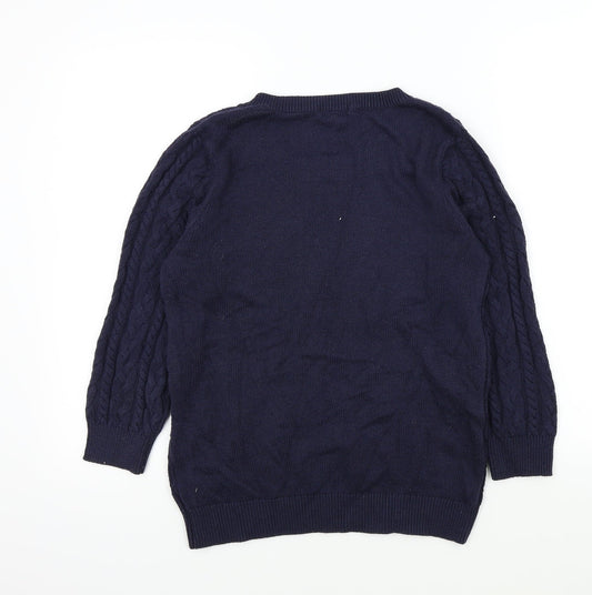 H&M Womens Blue Pullover Jumper Size M