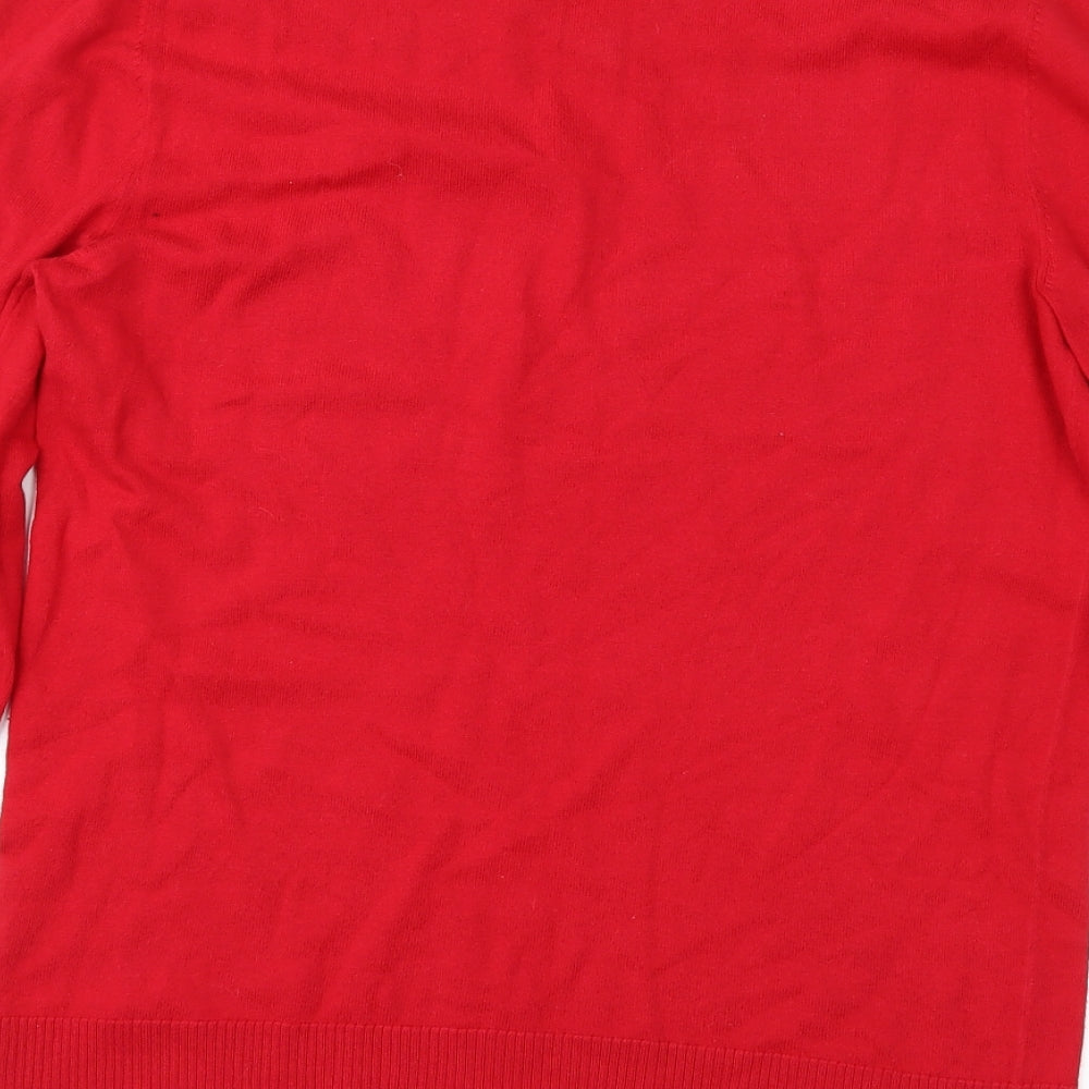 Alfani Mens Red Pullover Jumper Size S