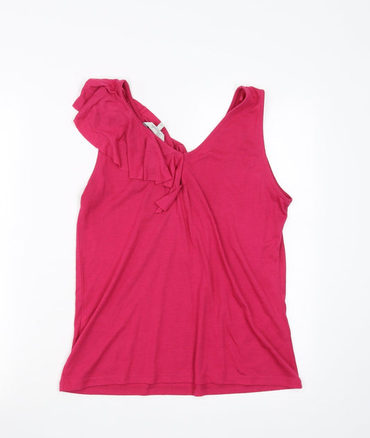 Peacocks Womens Pink Basic Blouse Size 12