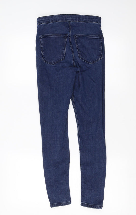 Topshop Womens Blue Denim Skinny Jeans Size 26 in L26 in