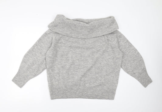 H&M Womens Grey Pullover Jumper Size S
