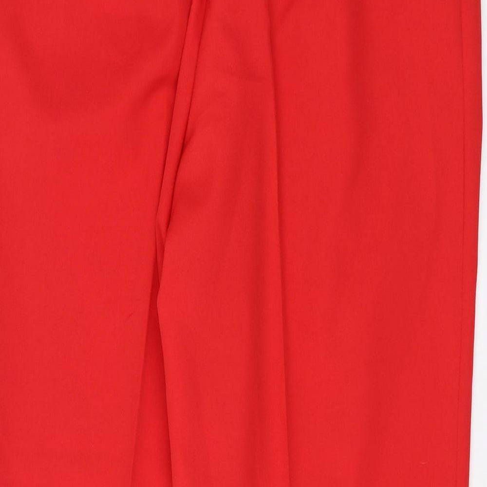 Allison Daley Womens Red Trousers Size 12 L29 in