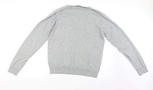 H&M Womens Grey Knit Pullover Jumper Size M