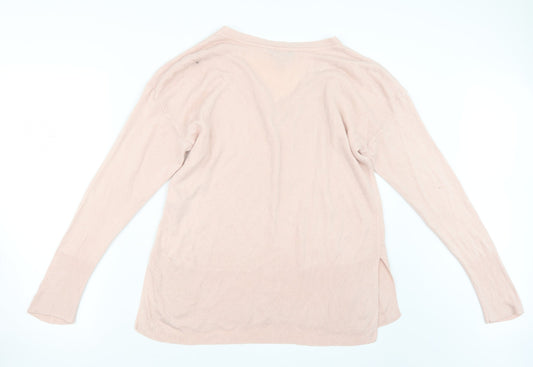 Dorothy Perkins Womens Pink Knit Pullover Jumper Size 12
