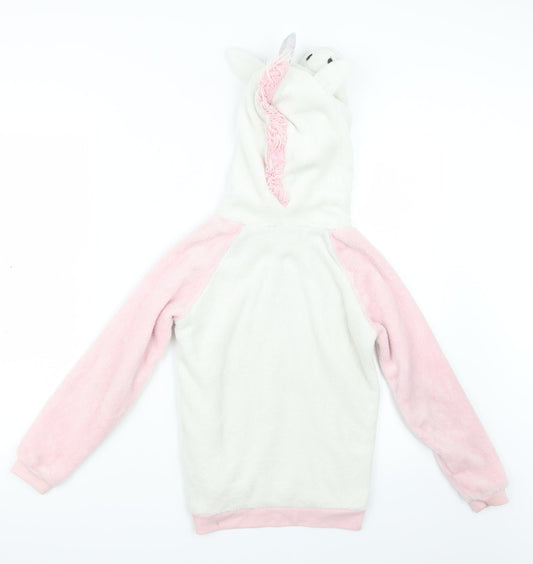 I Believe In Unicorns Girls Pink Geometric Top Pyjama Top Size 10-11 Years - Unicorn