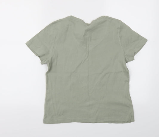 BM Womens Brown Basic T-Shirt Size S