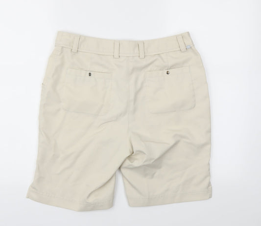 Callaway Womens Beige Cut-Off Shorts Size 8