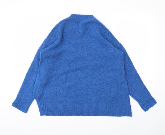 M&S Womens Blue Pullover Jumper Size M
