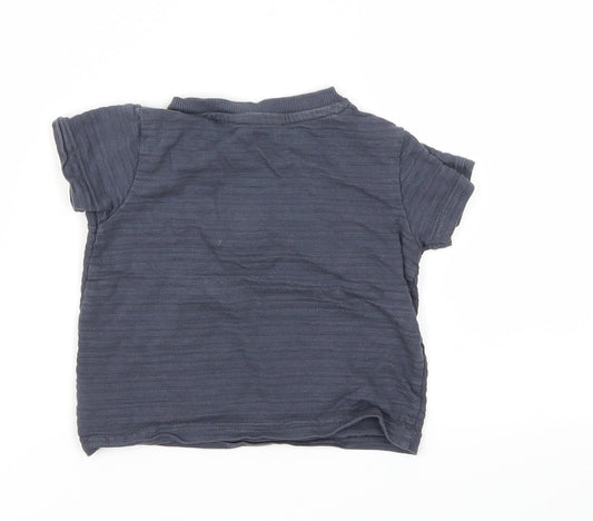 Nutmeg Boys Blue Basic T-Shirt Size 9-12 Months