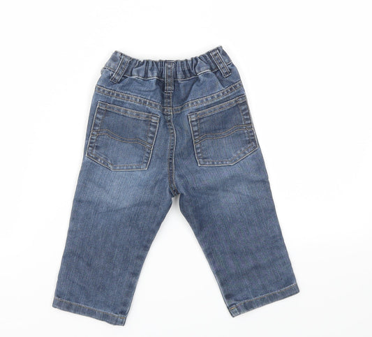 Matalan Boys Blue Capri Jeans Size 9-12 Months