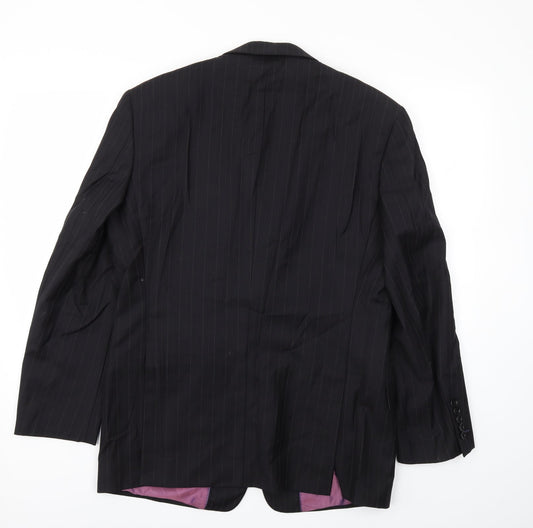 Linea Mens Black Jacket Blazer Size 40