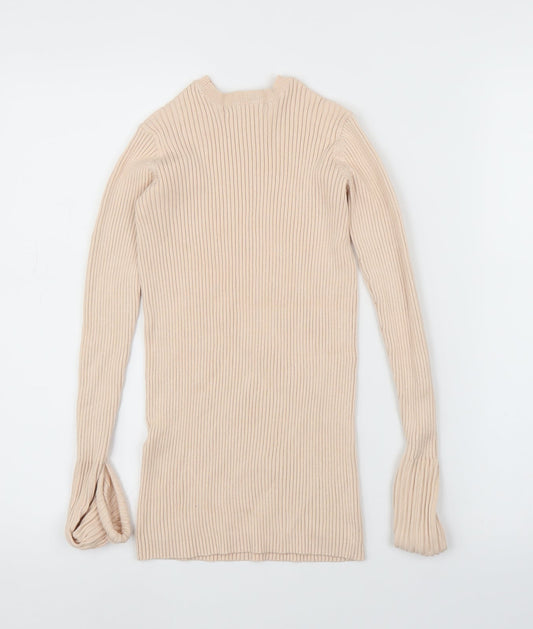 Zara Womens Pink Pullover Jumper Size S