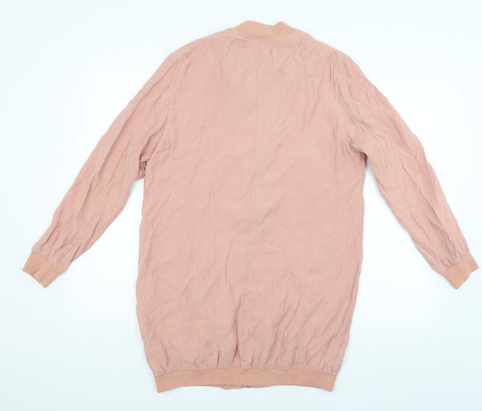 Bershka Womens Pink Jacket Size M