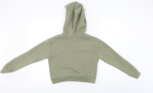 New Look Girls Green Pullover Hoodie Size 10-11 Years
