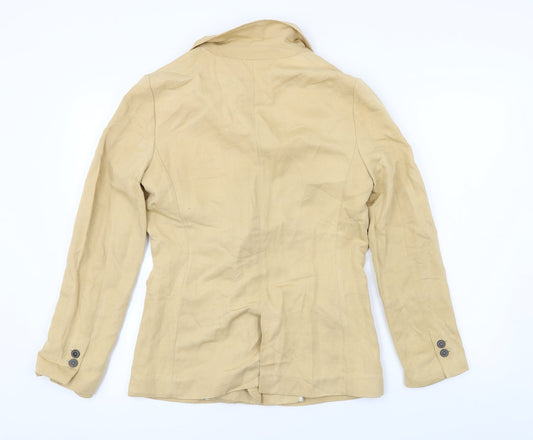 Zara Womens Beige Jacket Blazer Size S