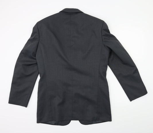ZANTOS Mens Green Jacket Suit Jacket Size 38