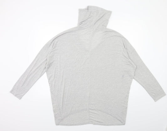 Apricot Womens Grey Knit Pullover Jumper Size M