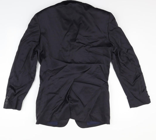 Preworn Womens Blue Jacket Blazer Size 8