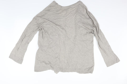 H&M Womens Grey Cardigan Jumper Size S