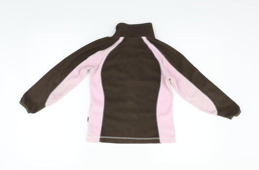 FIVE Girls Brown Pullover Jumper Size 7-8 Years