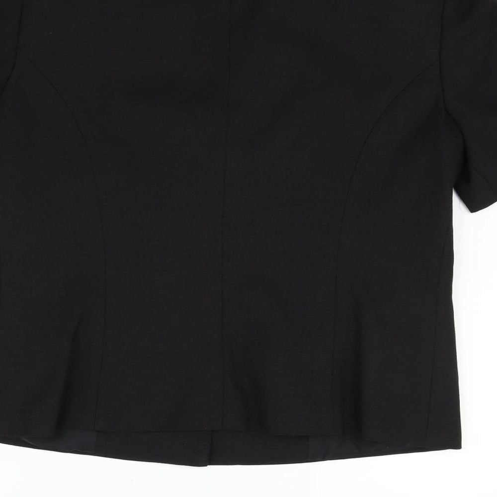 Brand and care label for Roman women’s black jacket blazer, size UK 10