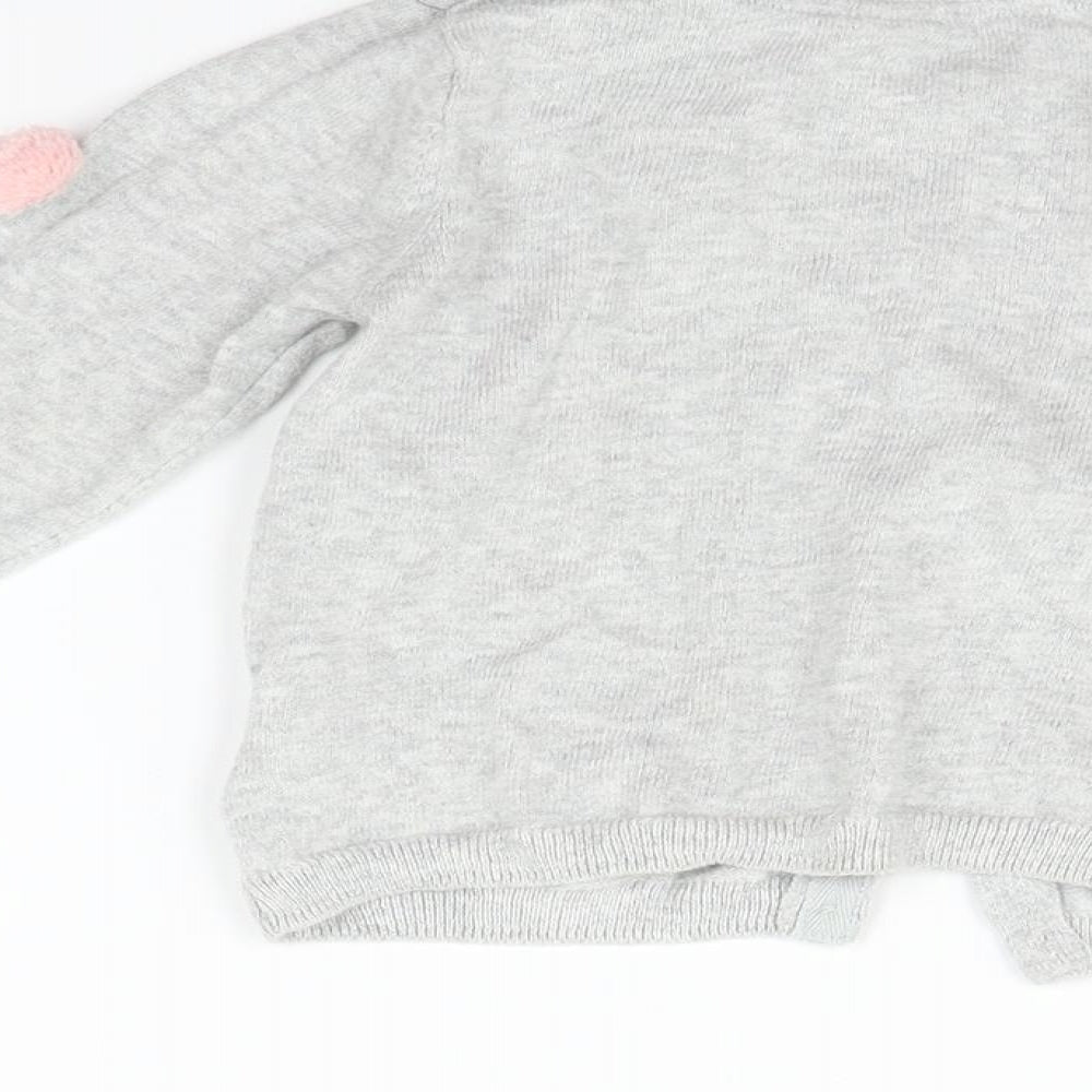Primark Baby Grey Houndstooth Cardigan Jumper Size 18-24 Months