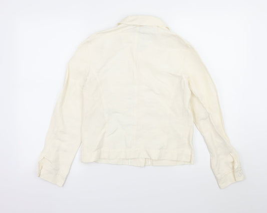Episode Womens Ivory Jacket Size 6
