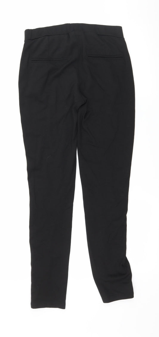 Yessica Womens Black Jersey Capri Leggings Size 30 in L25 in