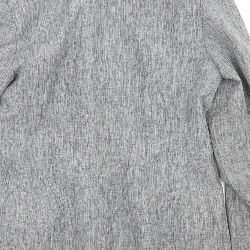 Bonmarché Womens Grey Jacket Blazer Size 12