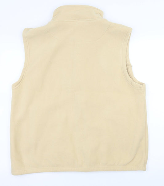 Pure & Natural Womens Ivory Fleece Jacket Size L